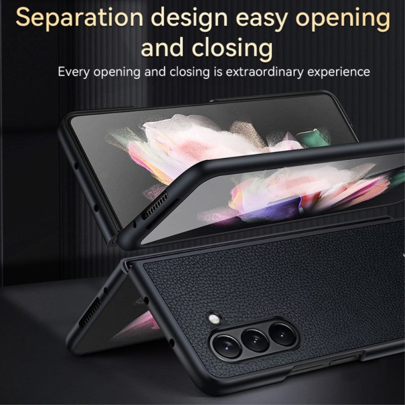 Κάλυμμα Samsung Galaxy Z Fold 6 Faux Leather Litchi Sulada