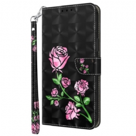 Κάλυμμα Samsung Galaxy S23 5G με κορδονι Strappy Graphic Rose