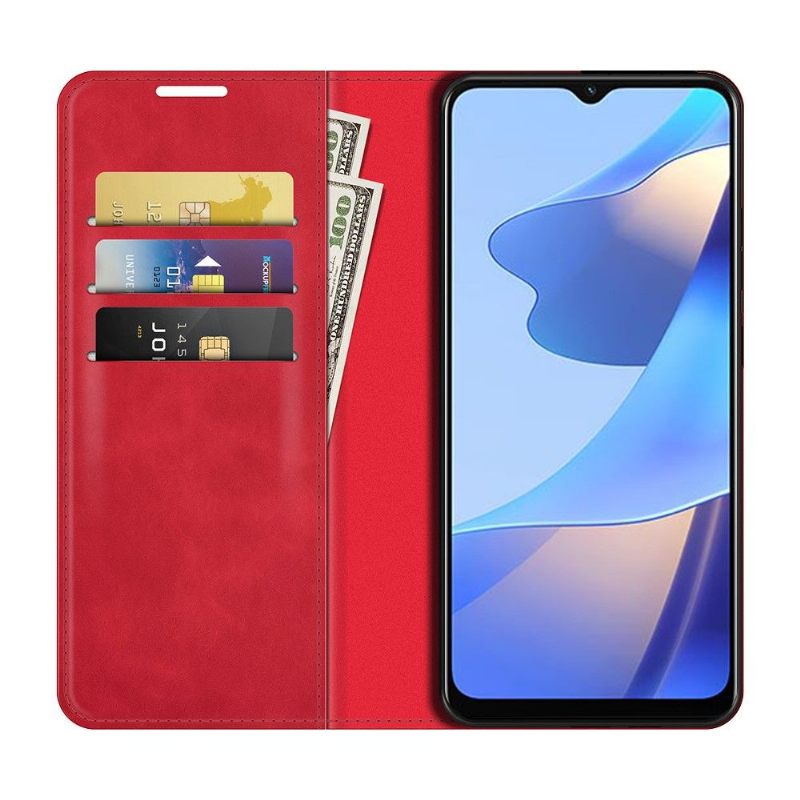 Θήκη Flip Oppo A16 / A16s Λειτουργική Βάση Από Συνθετικό Δέρμα