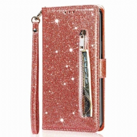 Κάλυμμα iPhone 14 Pro Max πορτοφολι Glitter Wallet