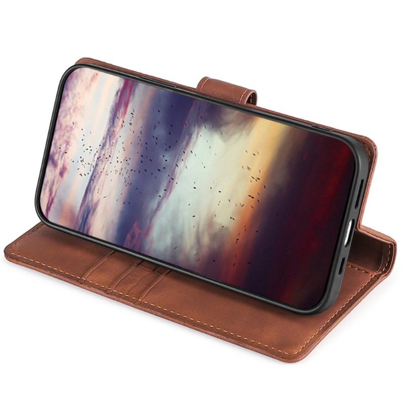 Κάλυμμα Sony Xperia 10 IV Ana Imitation Leather Croco Skin Effect