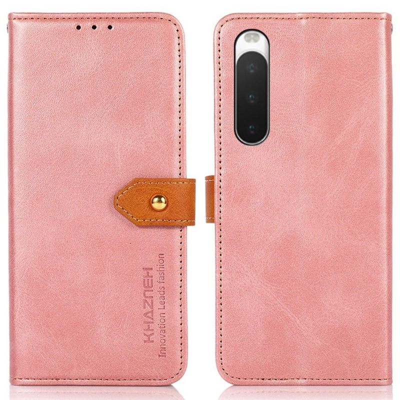 Κάλυμμα Sony Xperia 10 IV Khazneh Bicolor Faux Leather