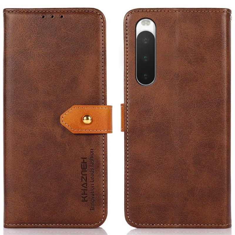 Κάλυμμα Sony Xperia 10 IV Khazneh Bicolor Faux Leather