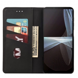 Κάλυμμα Sony Xperia 10 IV Θήκη Flip Business Folio Faux Leather