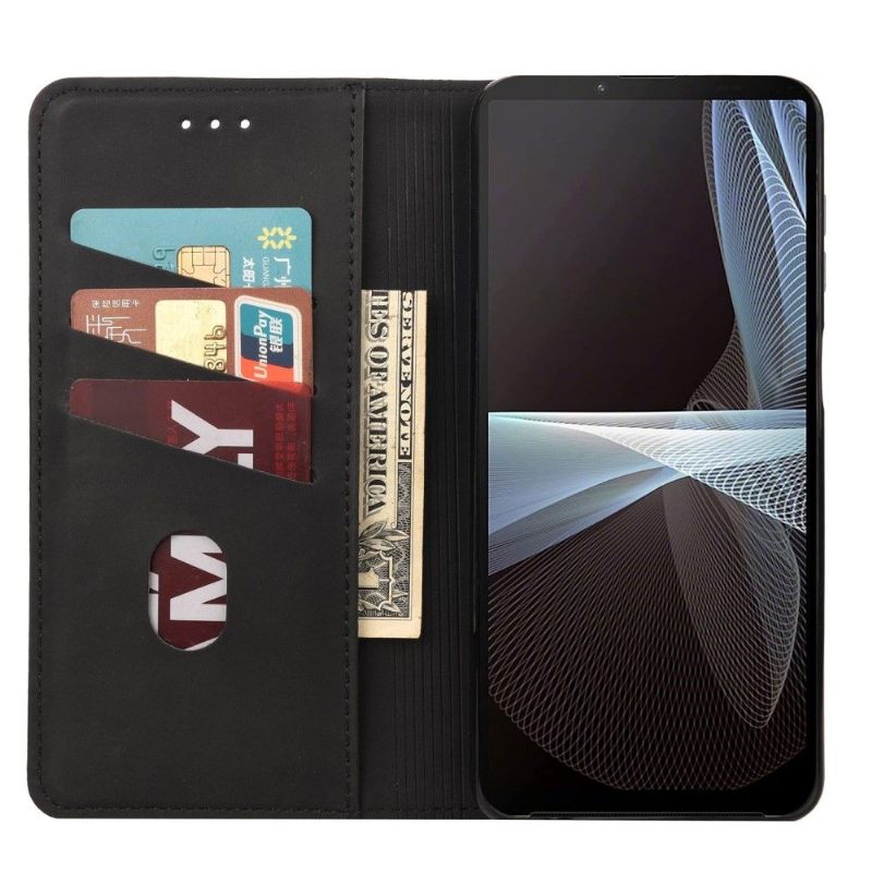 Κάλυμμα Sony Xperia 10 IV Θήκη Flip Business Folio Faux Leather