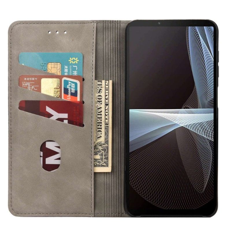 Κάλυμμα Sony Xperia 10 IV Θήκη Flip Business Folio Faux Leather