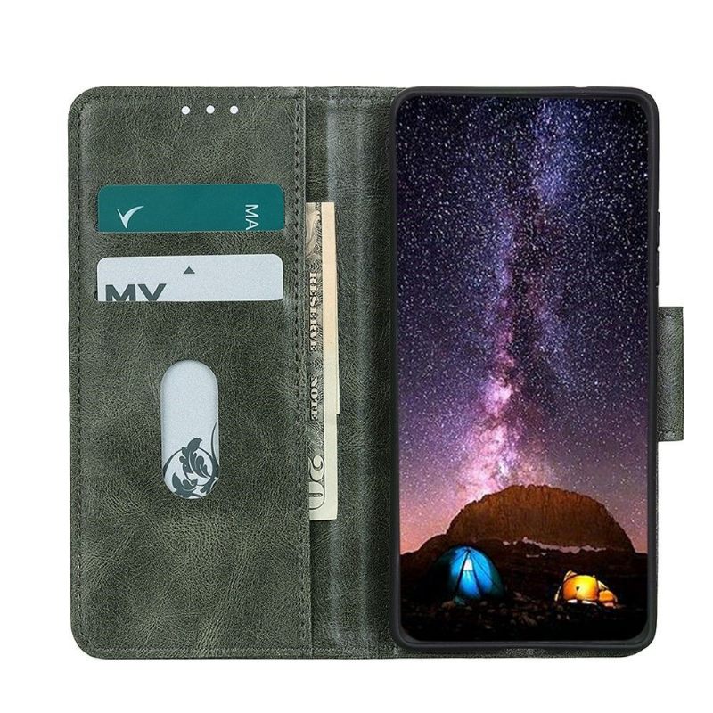 Κάλυμμα Sony Xperia 10 IV Θήκη Flip Λειτουργία Βάσης Folio Από Συνθετικό Δέρμα