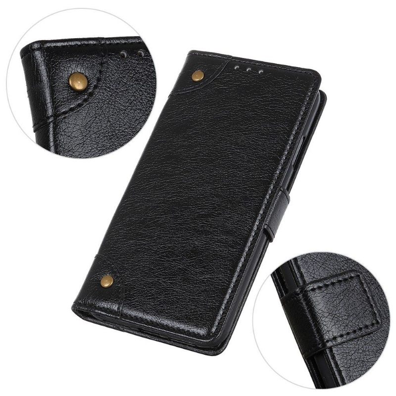 θηκη πορτοφολι Sony Xperia 10 IV Simon Faux Leather Rivets