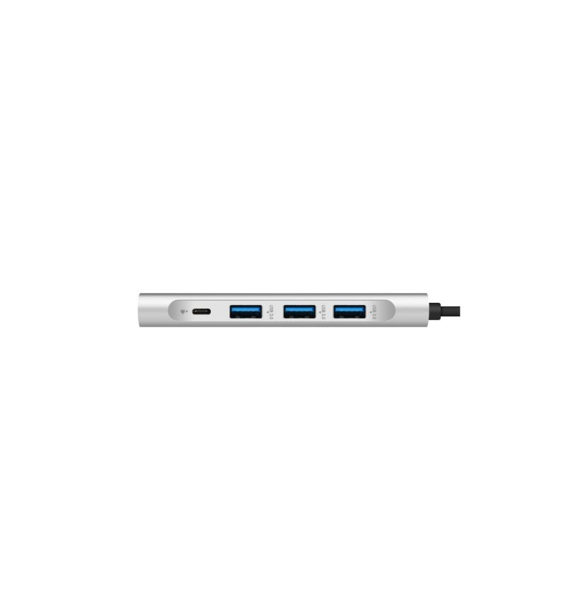 Προσαρμογέας Hub Usb-C Σε Hdmi/Usb Για Υπολογιστή - Ασημί