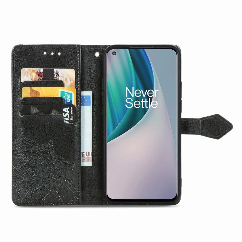 δερματινη θηκη OnePlus Nord N10 Mandala Relief Faux Leather