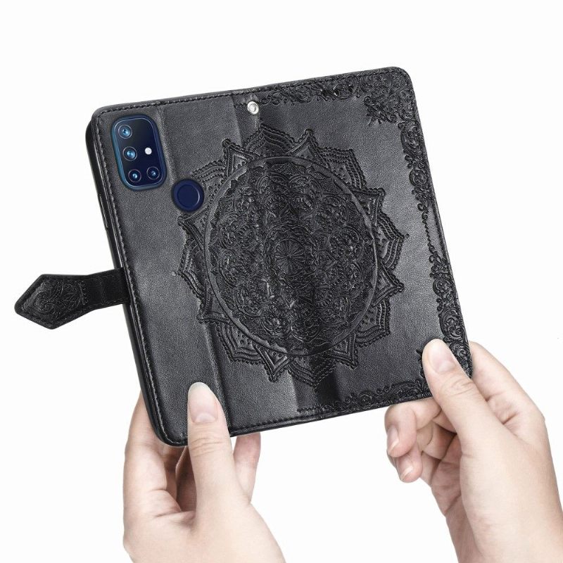 δερματινη θηκη OnePlus Nord N10 Mandala Relief Faux Leather