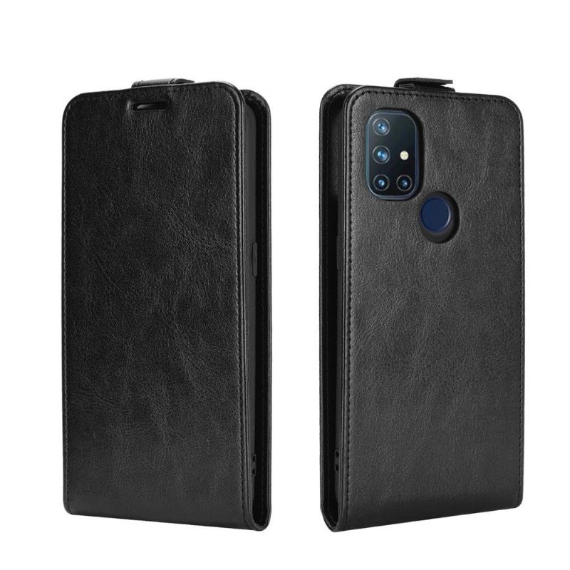 Κάλυμμα OnePlus Nord N10 Θήκη Flip Faux Leather Vertical