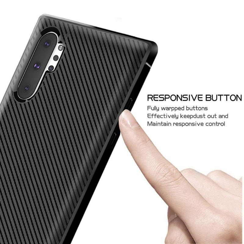 Θήκη Samsung Galaxy Note 10+ / Note 10+ 5G Carbon Case - Μαύρη