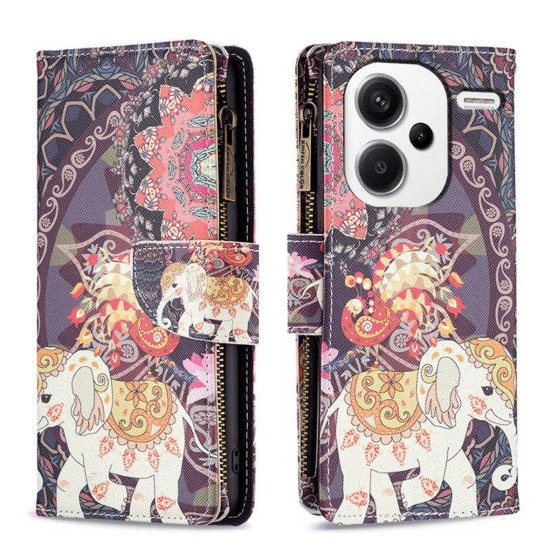 Θηκη Κινητου Xiaomi Redmi Note 13 Pro Plus 5g Θήκες Κινητών Indian Elephant Wallet