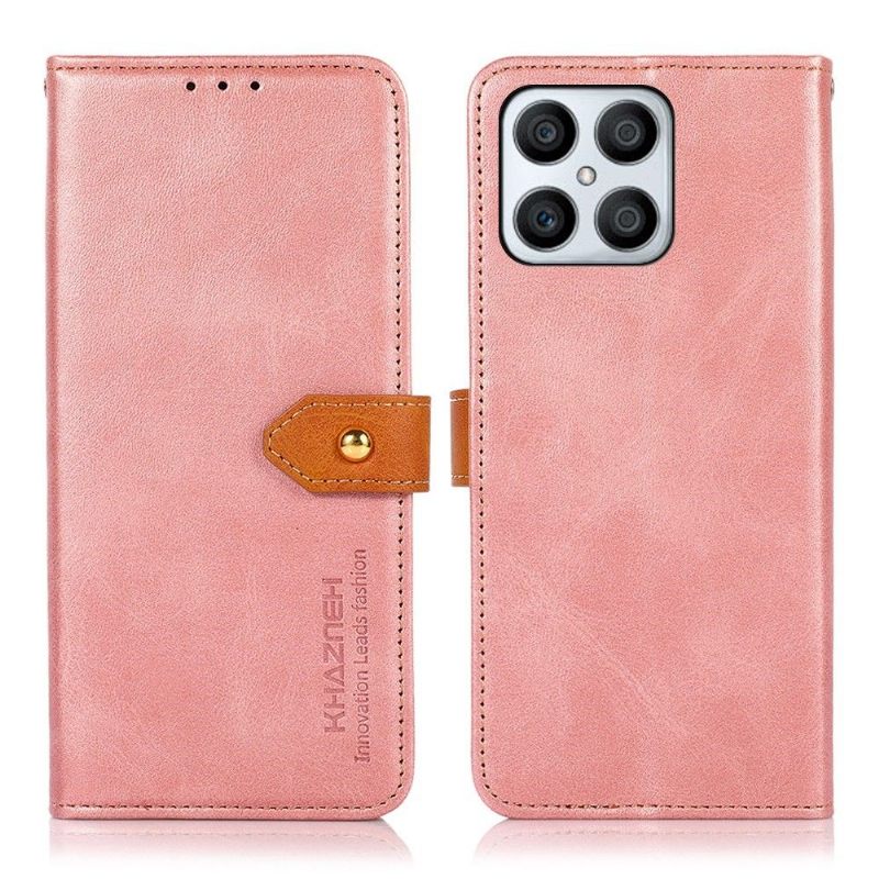 Κάλυμμα Honor X8 Khazneh Bicolor Faux Leather