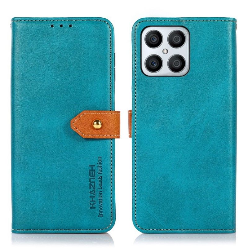 Κάλυμμα Honor X8 Khazneh Bicolor Faux Leather