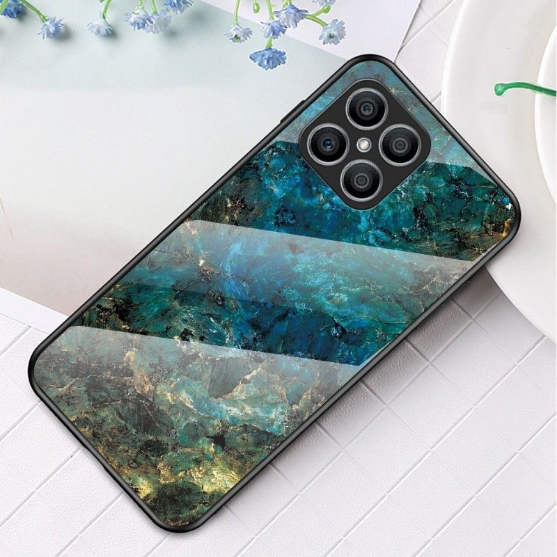 Θήκη Honor X8 Ocean Marble Glass Back