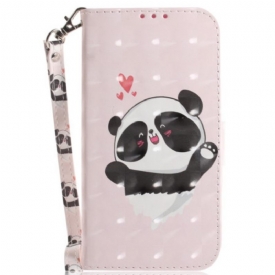 Κάλυμμα Oppo Reno 8 Pro Panda Love With Lanyard