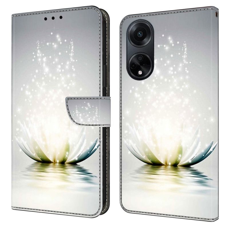 Δερματινη Θηκη Oppo A98 5g Lotus