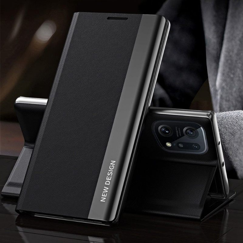 δερματινη θηκη Oppo Find X5 Pro Business Leather Effect Magnet