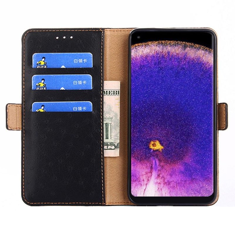 δερματινη θηκη Oppo Find X5 Pro Θήκη Flip Ulrich Faux Leather Folio