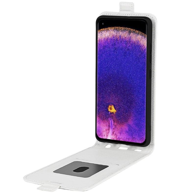 Κάλυμμα Oppo Find X5 Pro Θήκη Flip Faux Leather Vertical