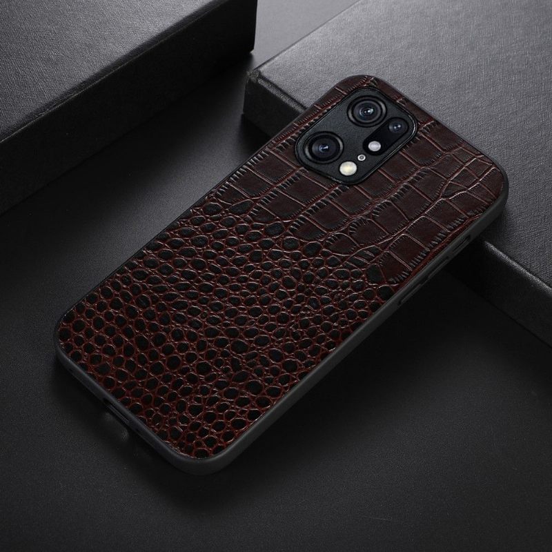 Θήκη Oppo Find X5 Pro Colette Croc Effect Leather