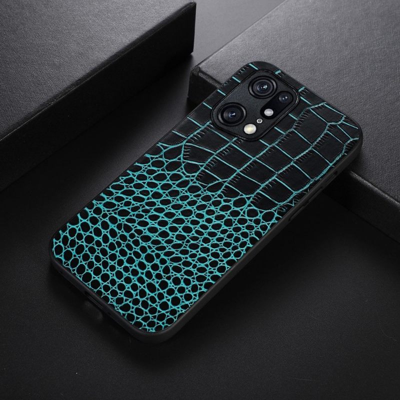 Θήκη Oppo Find X5 Pro Colette Croc Effect Leather