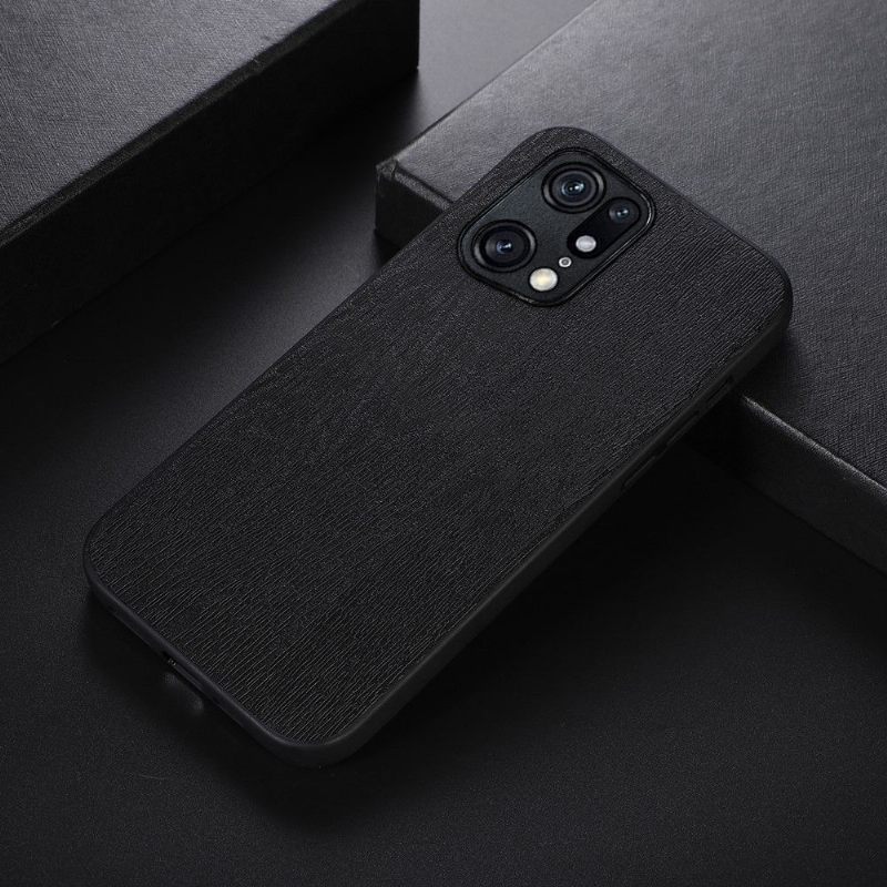 Θήκη Oppo Find X5 Pro Εφέ Faux Leather Bark Effect