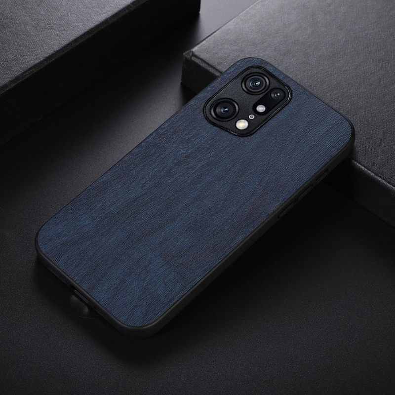 Θήκη Oppo Find X5 Pro Εφέ Faux Leather Bark Effect