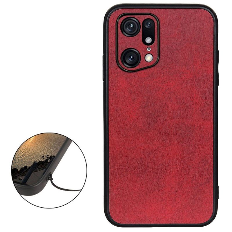 Θήκη Oppo Find X5 Pro Jazz Faux Leather Vintage