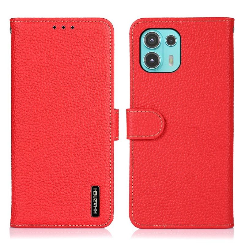 Κάλυμμα Motorola Edge 20 Lite Khazneh Grained Leather