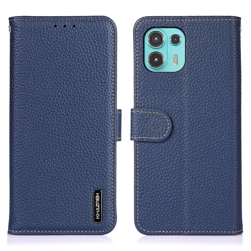 Κάλυμμα Motorola Edge 20 Lite Khazneh Grained Leather