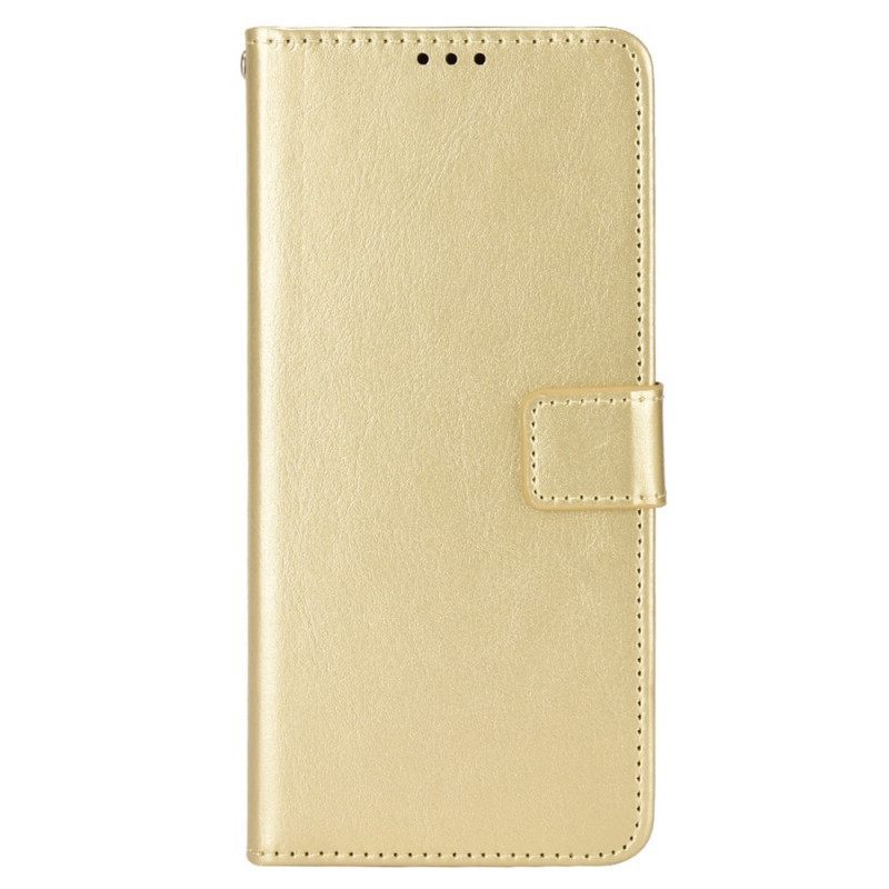 δερματινη θηκη Oppo Reno 8 με κορδονι Faux Leather Flashy Με Λουράκι