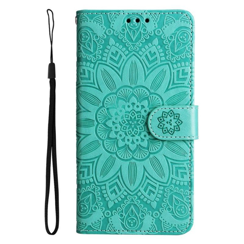 Κάλυμμα Oppo Reno 8 με κορδονι Strappy Sunflower