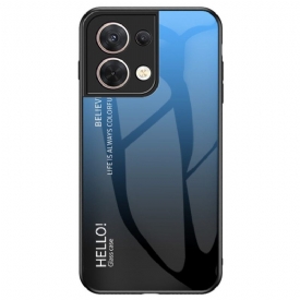 θηκη κινητου Oppo Reno 8 Tempered Glass Γεια Σας