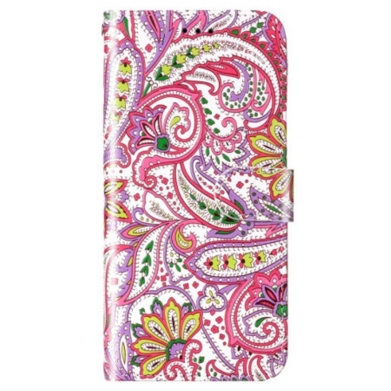 Κάλυμμα Xiaomi 12 Lite με κορδονι Strappy Paisley Pattern