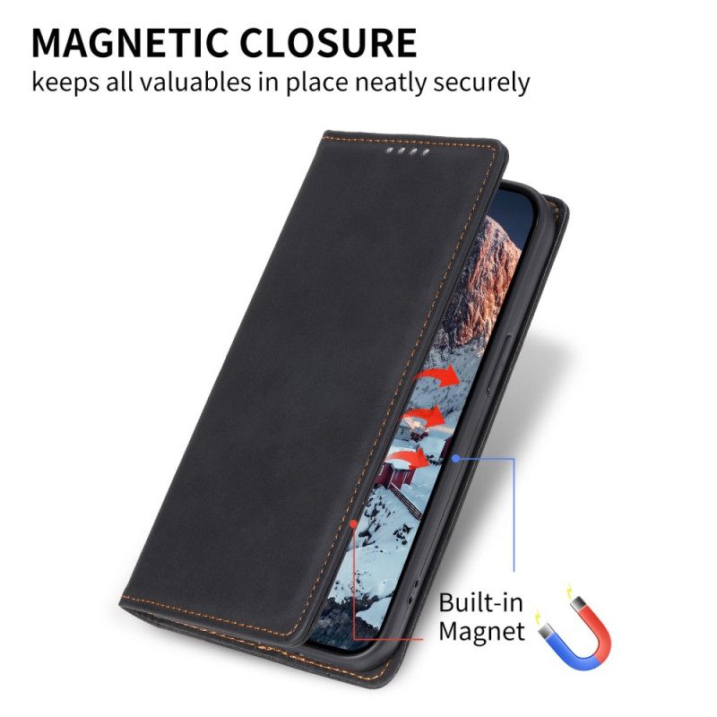 Δερματινη Θηκη iPhone 16 Vintage Leather Effect Rfid Technology Blocking Σιλικόνης