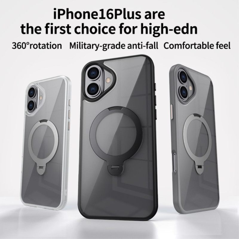 Κάλυμμα iPhone 16 Διαφανής Μαγνητικός Κρίκος