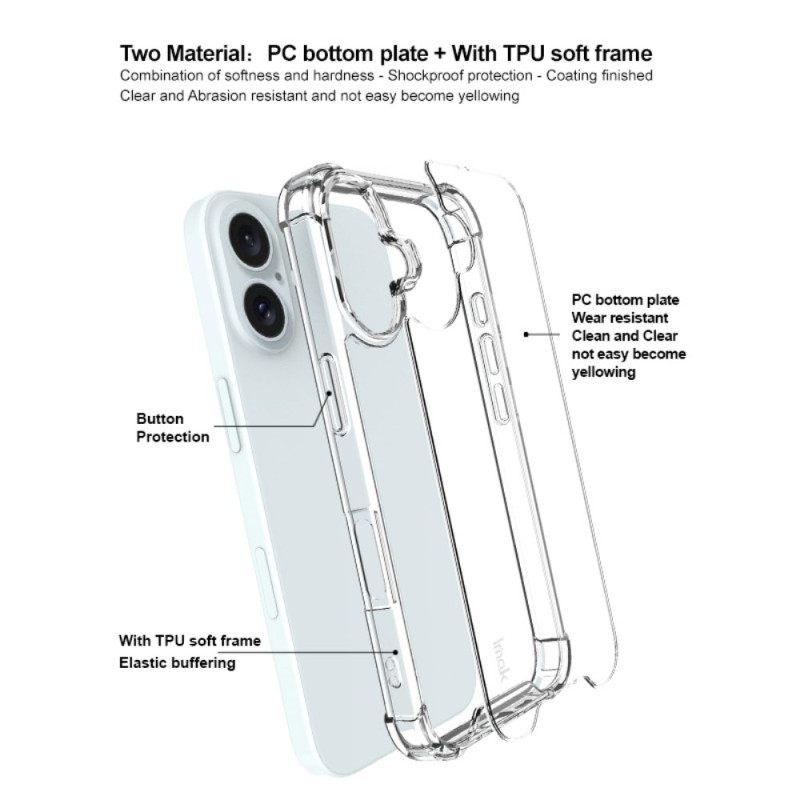 Κάλυμμα iPhone 16 Imak Airbag Corners Σιλικόνης