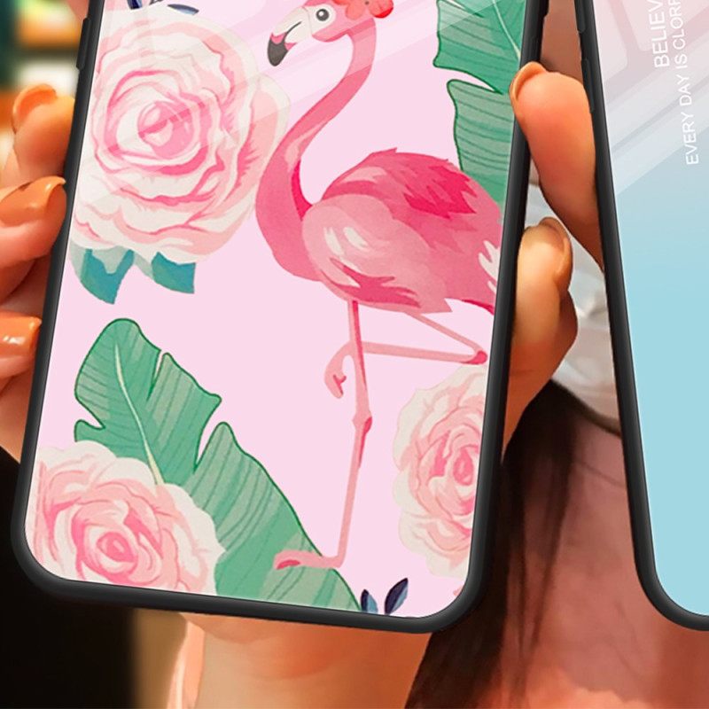 Κάλυμμα iPhone 16 Peony Tempered Glass