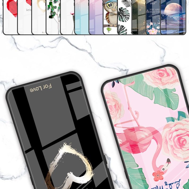 Κάλυμμα iPhone 16 Peony Tempered Glass