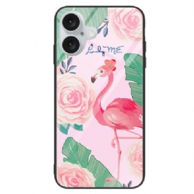 Κάλυμμα iPhone 16 Tempered Glass Bird