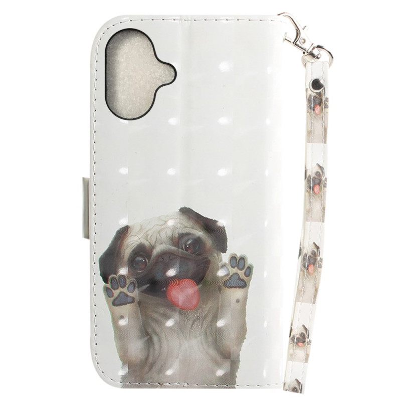 Θηκη Κινητου iPhone 16 Lanyard Pug