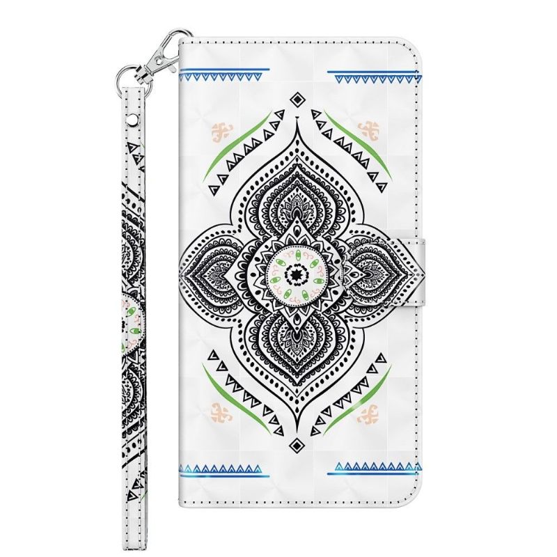 δερματινη θηκη Samsung Galaxy A12 Single Mandala