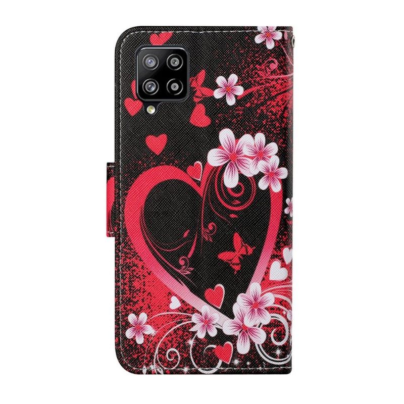 Κάλυμμα Samsung Galaxy A12 Floral Heart