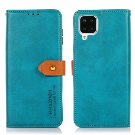 Κάλυμμα Samsung Galaxy A12 Khazneh Bicolor Faux Leather