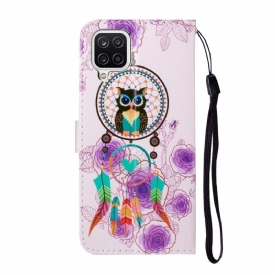 Κάλυμμα Samsung Galaxy A12 Owl And Colored Dream Catcher