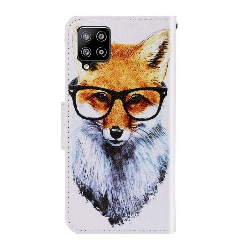 Κάλυμμα Samsung Galaxy A12 Spectacled Fox