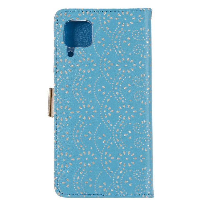 Θήκη Flip Samsung Galaxy A12 πορτοφολι Lace Romance